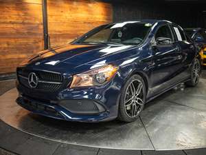 Blue 2018 Mercedes-Benz CLA-Class