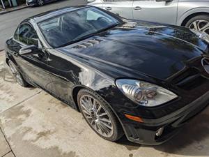 Black 2005 Mercedes-Benz SLK 55 AMG