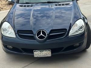 Blue 2006 Mercedes-Benz SLK-Class