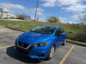 Blue 2021 Nissan Versa