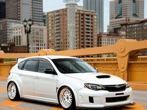 White 2014 Subaru Impreza WRX