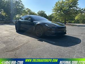 Black 2021 Tesla Model S Plaid