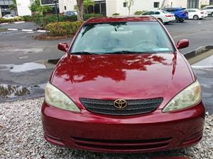2002 Toyota Camry with Red Exterior