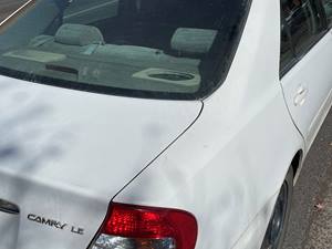 White 2003 Toyota Camry LE