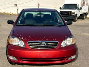 Red 2008 Toyota Corolla
