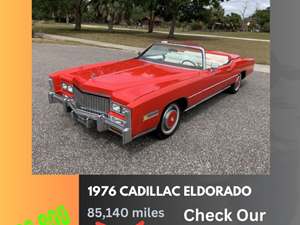 1976 Cadillac Eldorado with Red Exterior
