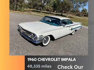 1960 Chevrolet Impala with White Exterior