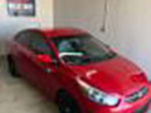 2014 Hyundai Accent with Red Exterior