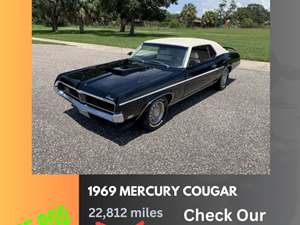 1969 Mercury Cougar with Black Exterior