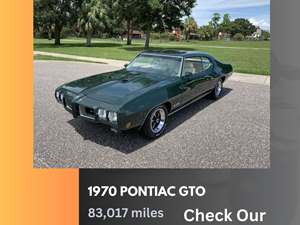 1970 Pontiac GTO with Green Exterior
