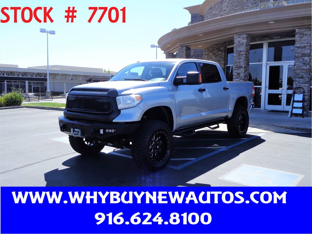 Silver 2016 Toyota Tundra TRD