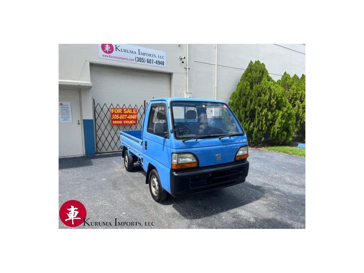 Blue 1995 Honda Acty