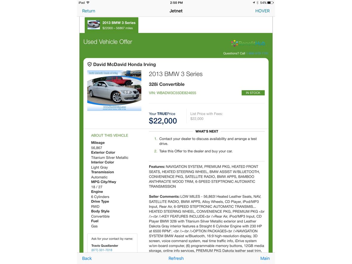 2013 BMW 3 Series for sale by owner in Grapevine