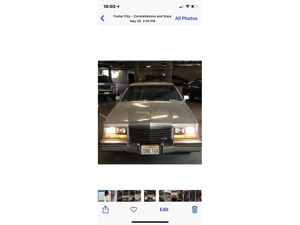 1984 Cadillac Seville for sale by owner in San Francisco
