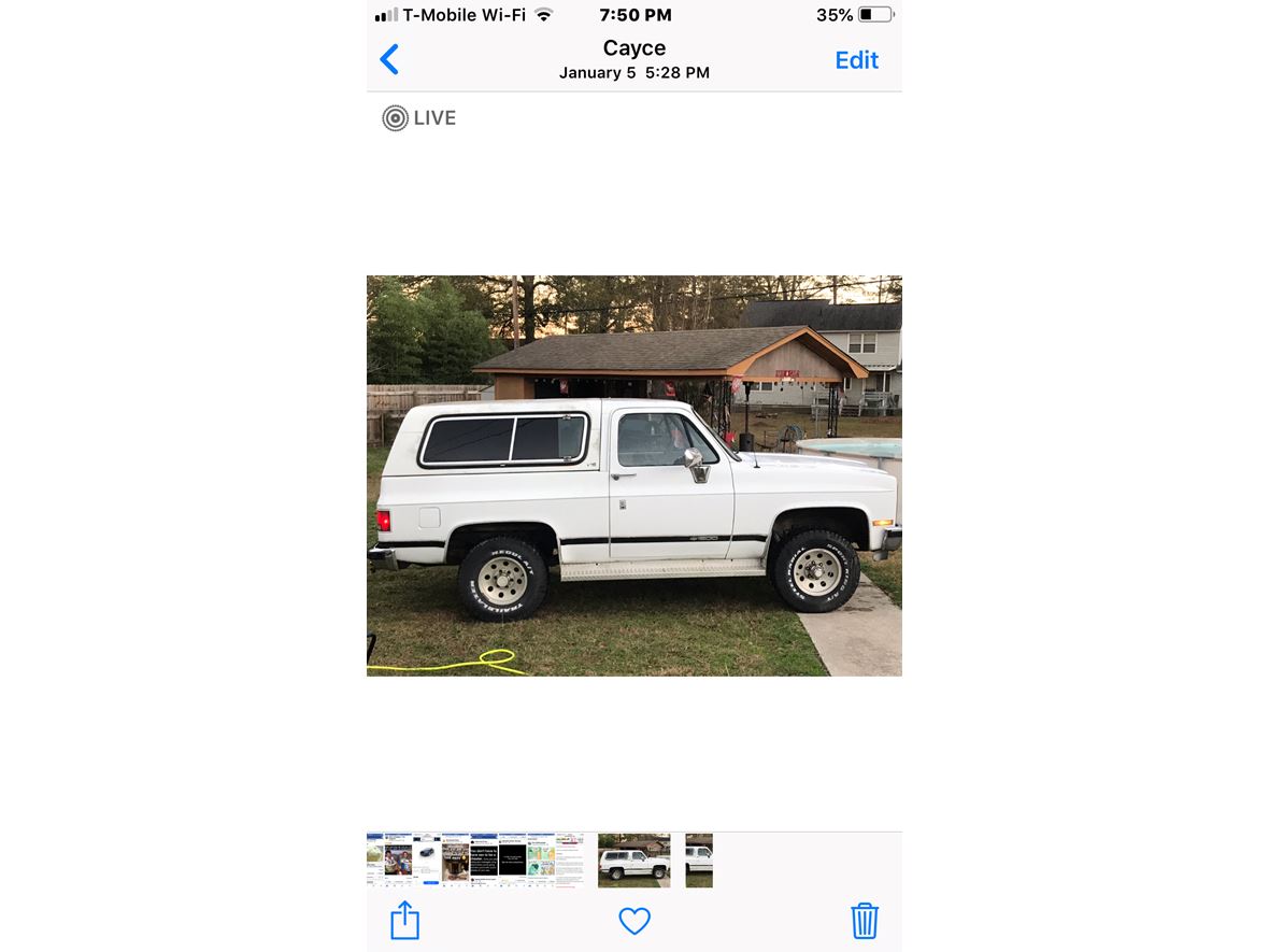 1989 Chevrolet Blazer for sale by owner in Cayce