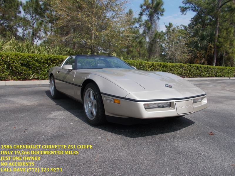 1986 Chevrolet Corvette Classic Car Port Saint Lucie, FL 34988