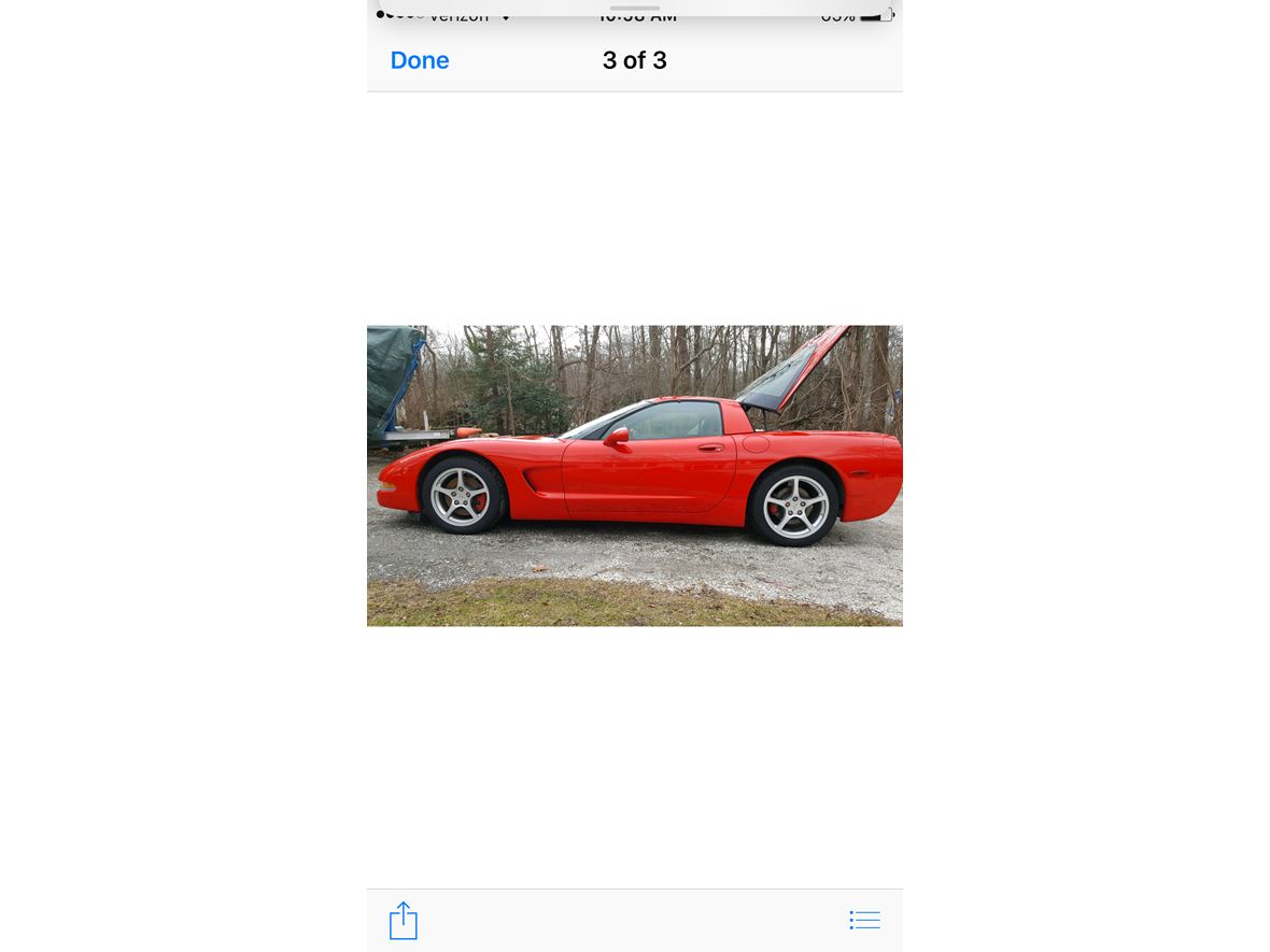 2000 Chevrolet Corvette for sale by owner in South Dartmouth