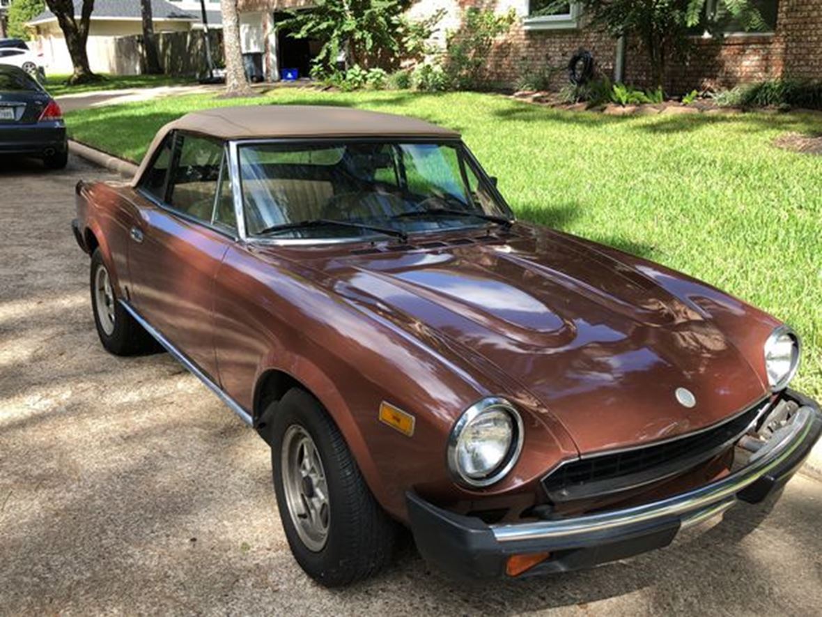 1981 Fiat Spider 2000 convertible for sale by owner in Cypress