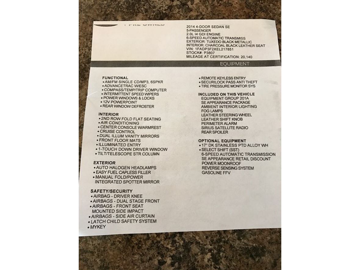 2014 Ford Focus for Sale by Owner in Yorkville, IL 60560