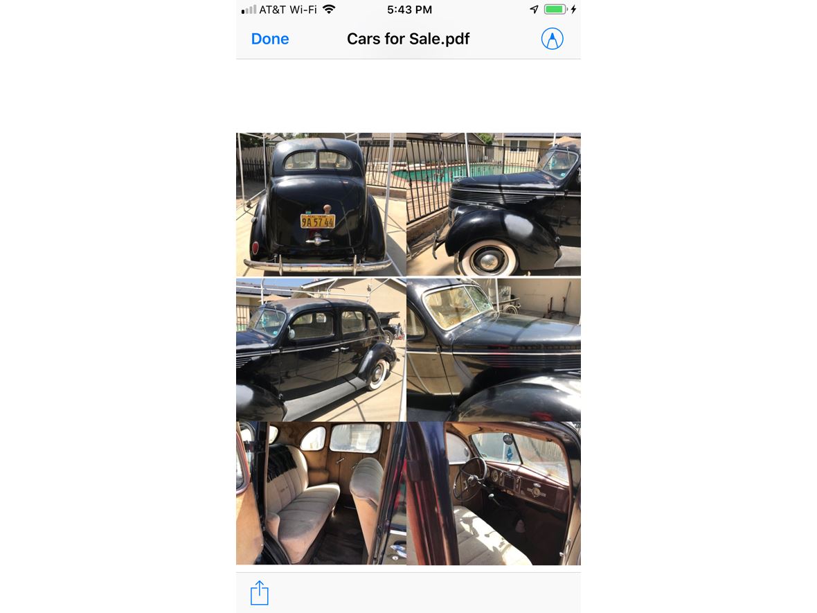1938 Ford Standard for sale by owner in Covina