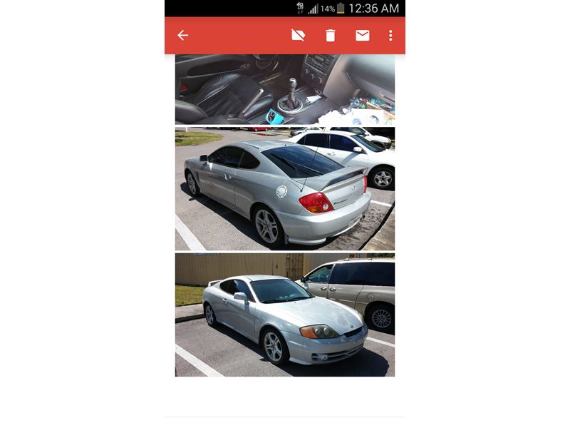 2003 Hyundai Tiburon for sale by owner in Cape Coral