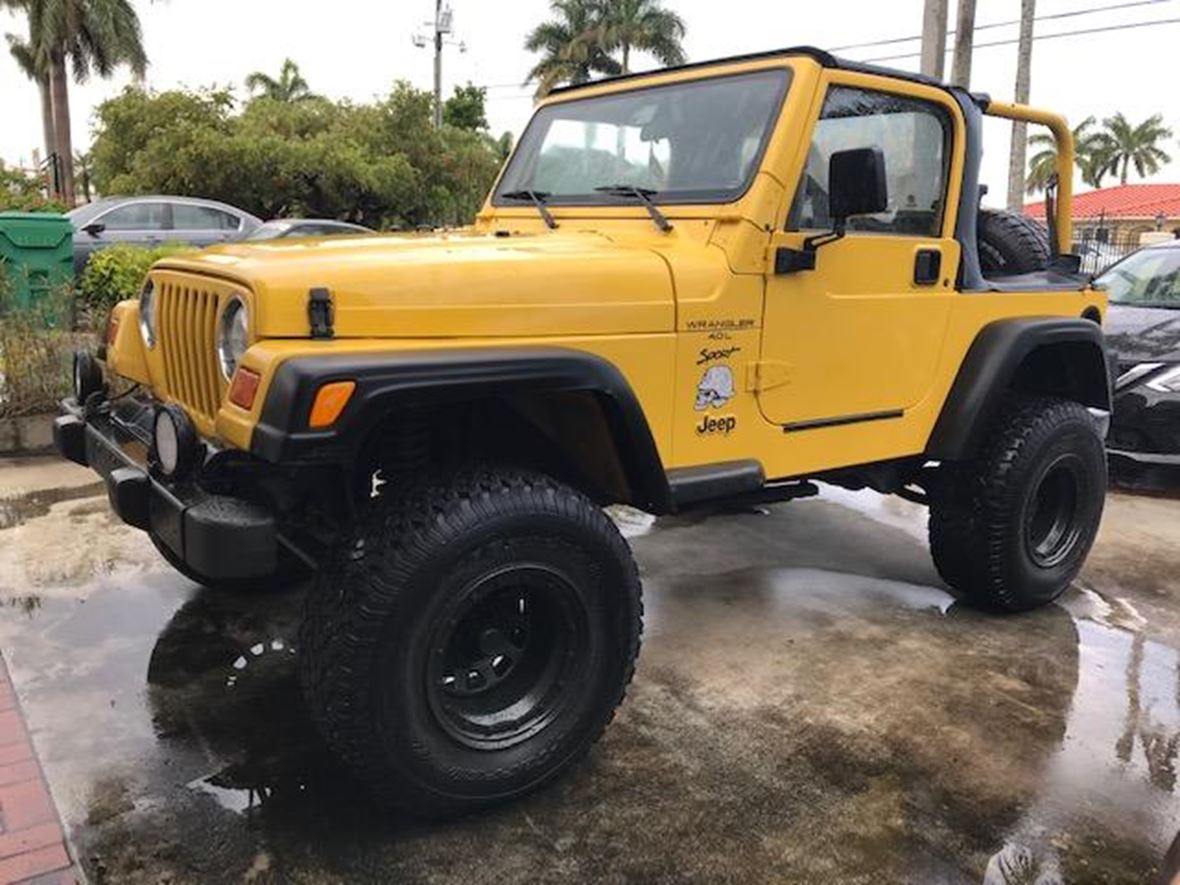 2001 Jeep Wrangler for sale by owner in Miami