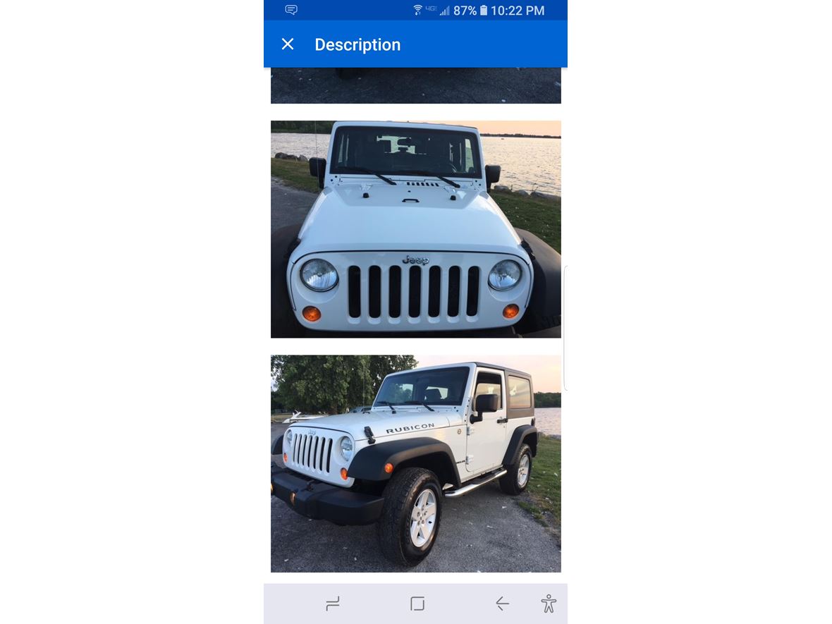 2007 Jeep Wrangler for sale by owner in Lacey