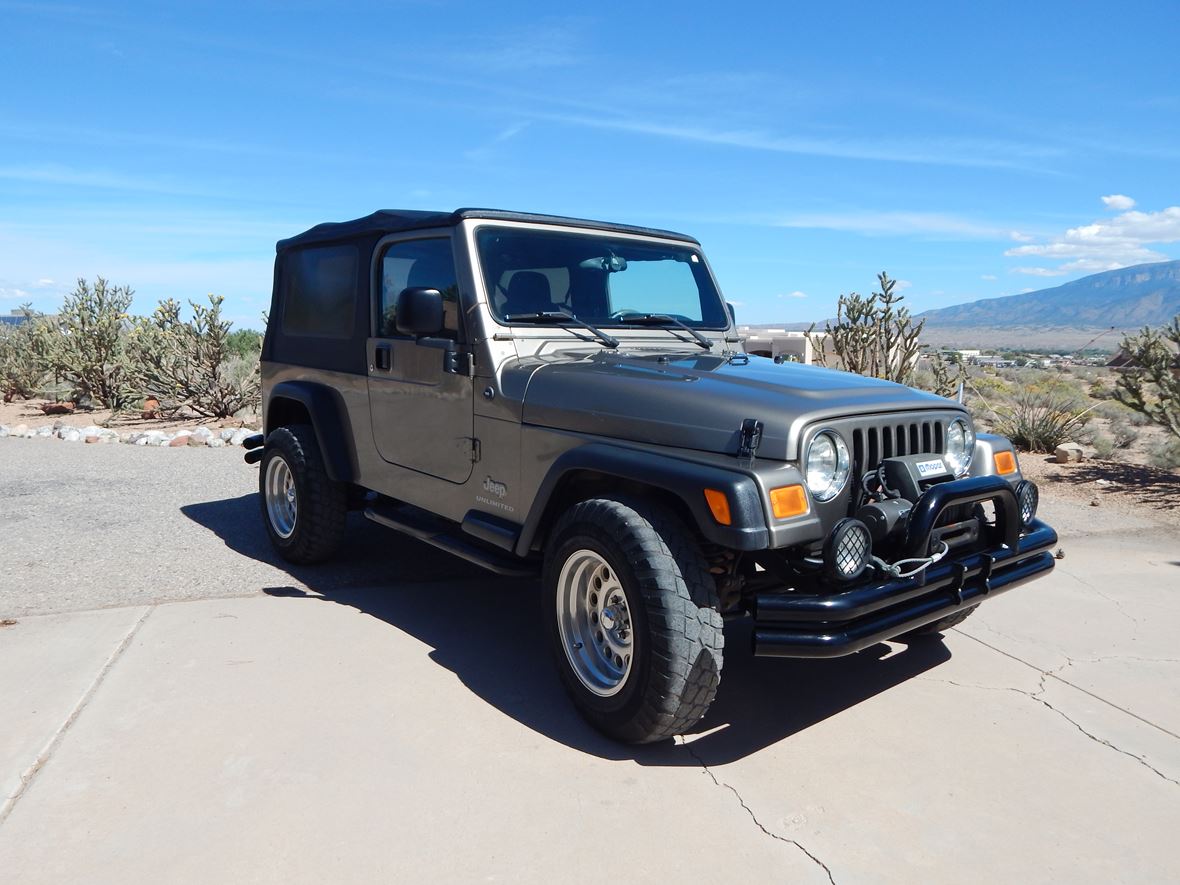2004 Jeep Wrangler Unlimited for sale by owner in Rio Rancho