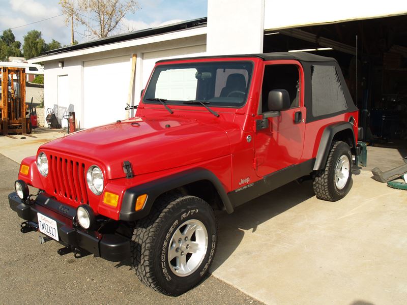2006 Jeep Wrangler Unlimited for sale by owner in RAMONA