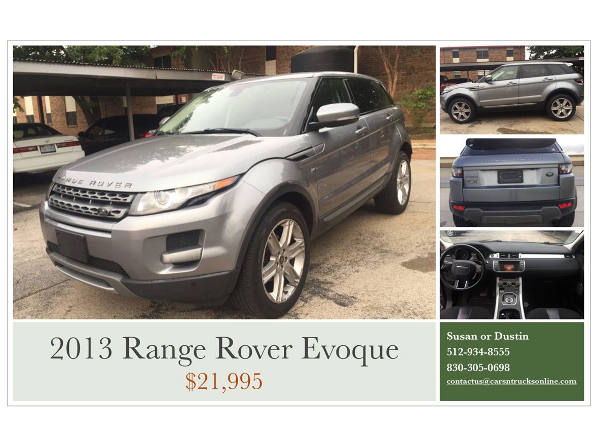 2013 Land Rover Range Rover Evoque for sale by owner in Kyle