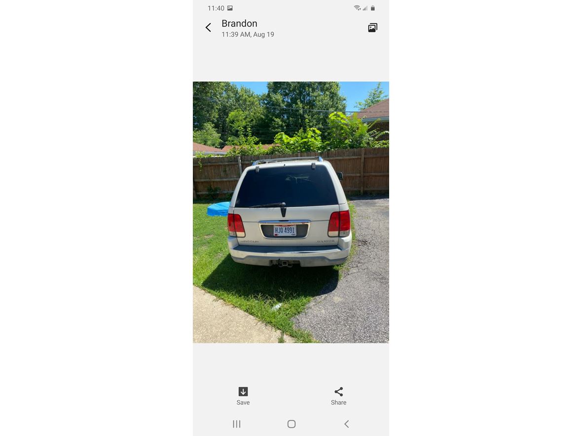 2003 Lincoln Aviator for sale by owner in Cleveland