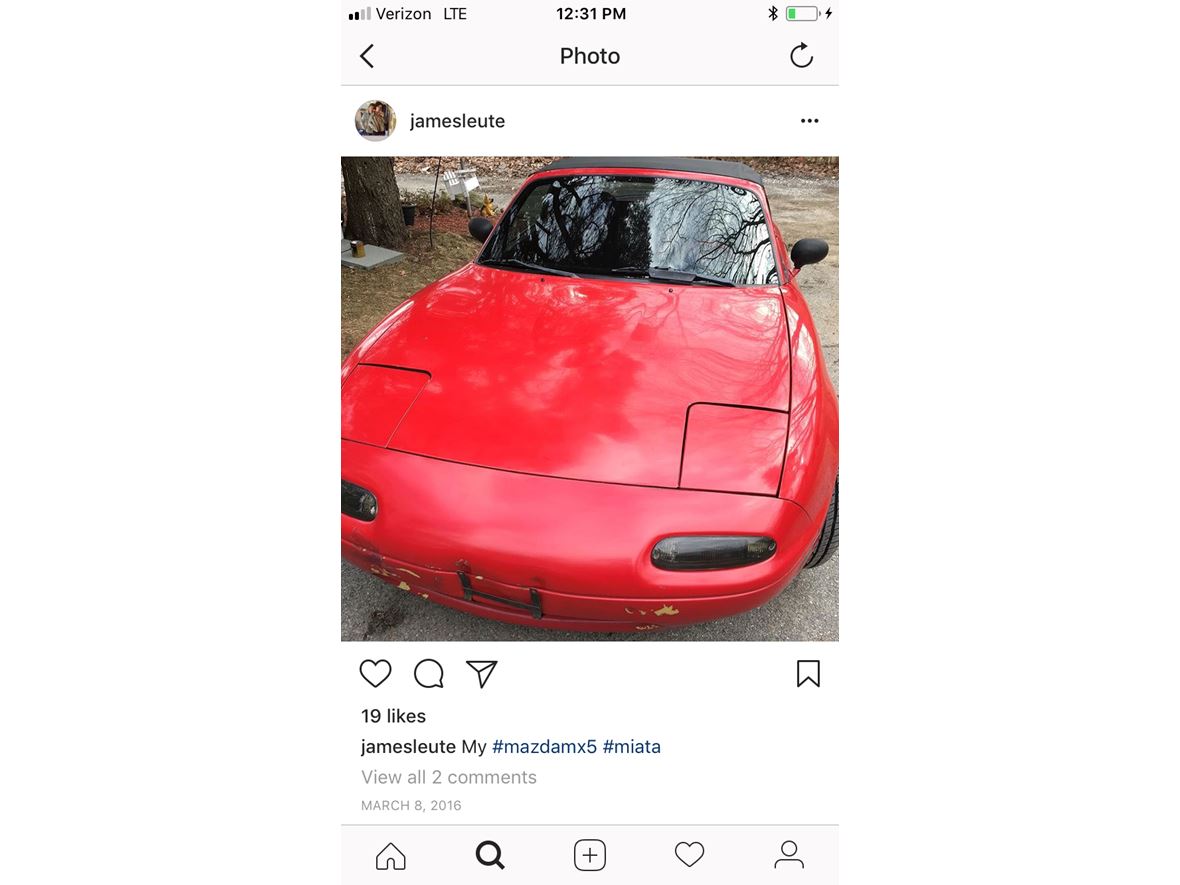 1991 Mazda Mx5 Miata Classic Car Mahopac, NY 10541